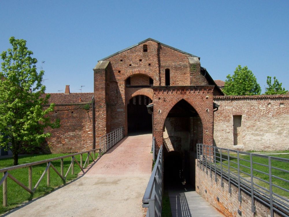 Castello sforzesco vigevano - hrad Sforzesco v meste Vigevano